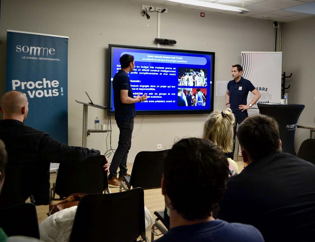 Préparateurs mentaux durant une conférence